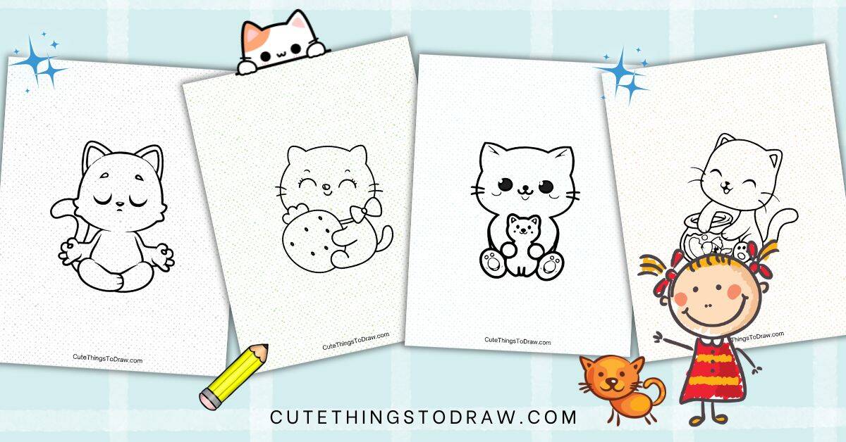 kitten drawing featured image