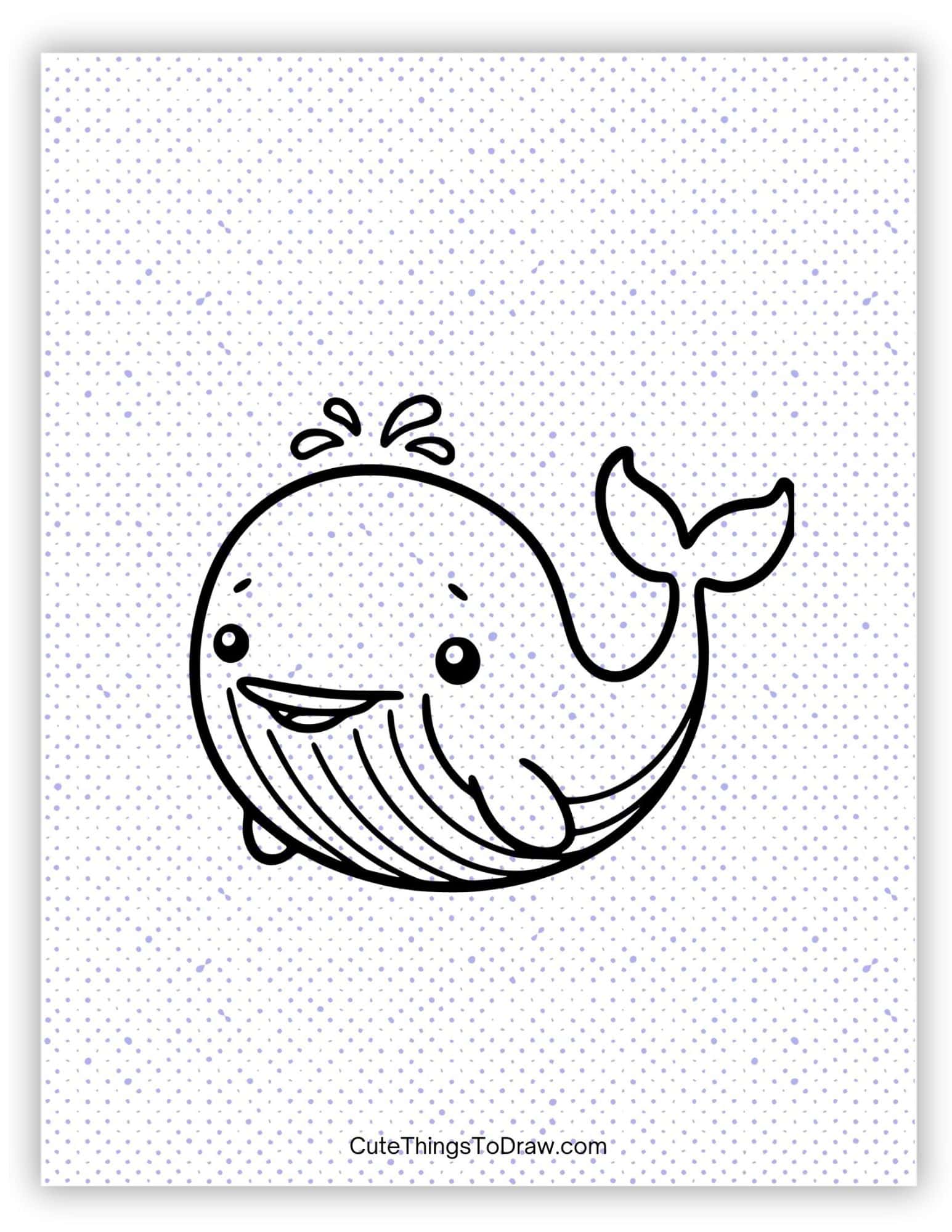Cute Whale Drawing Ideas Cute Things to Draw