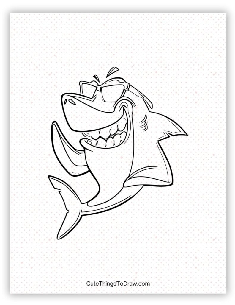 Fun Shark Drawing Ideas Cute Things To Draw Fun Shark Drawing Ideas Cute Things To Draw
