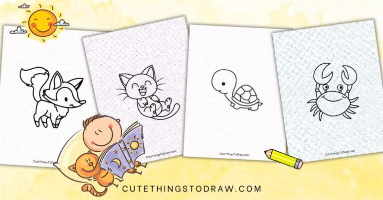 Cute Easy Animals to Draw - Cute Things to Draw