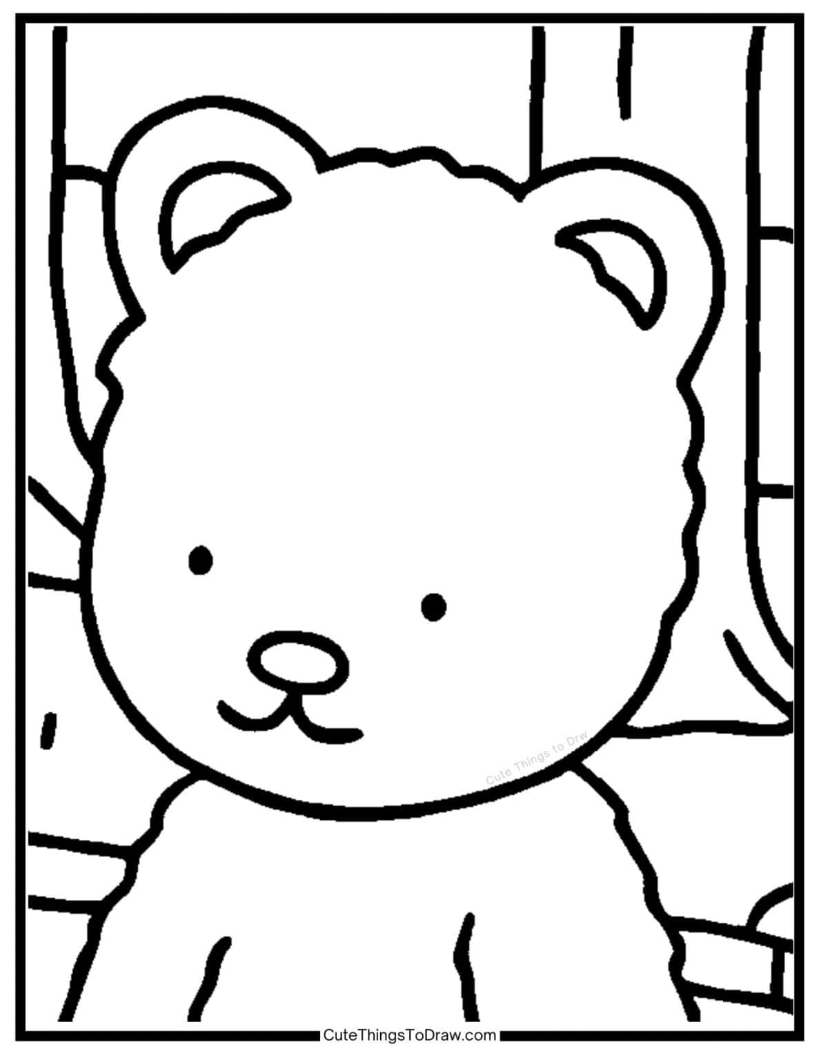 Easy to Color Bobbie Goods Coloring Pages (Free PDF Printables) - Cute ...