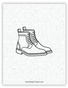 37 Cute Shoe Drawing Ideas - Cute Things to Draw