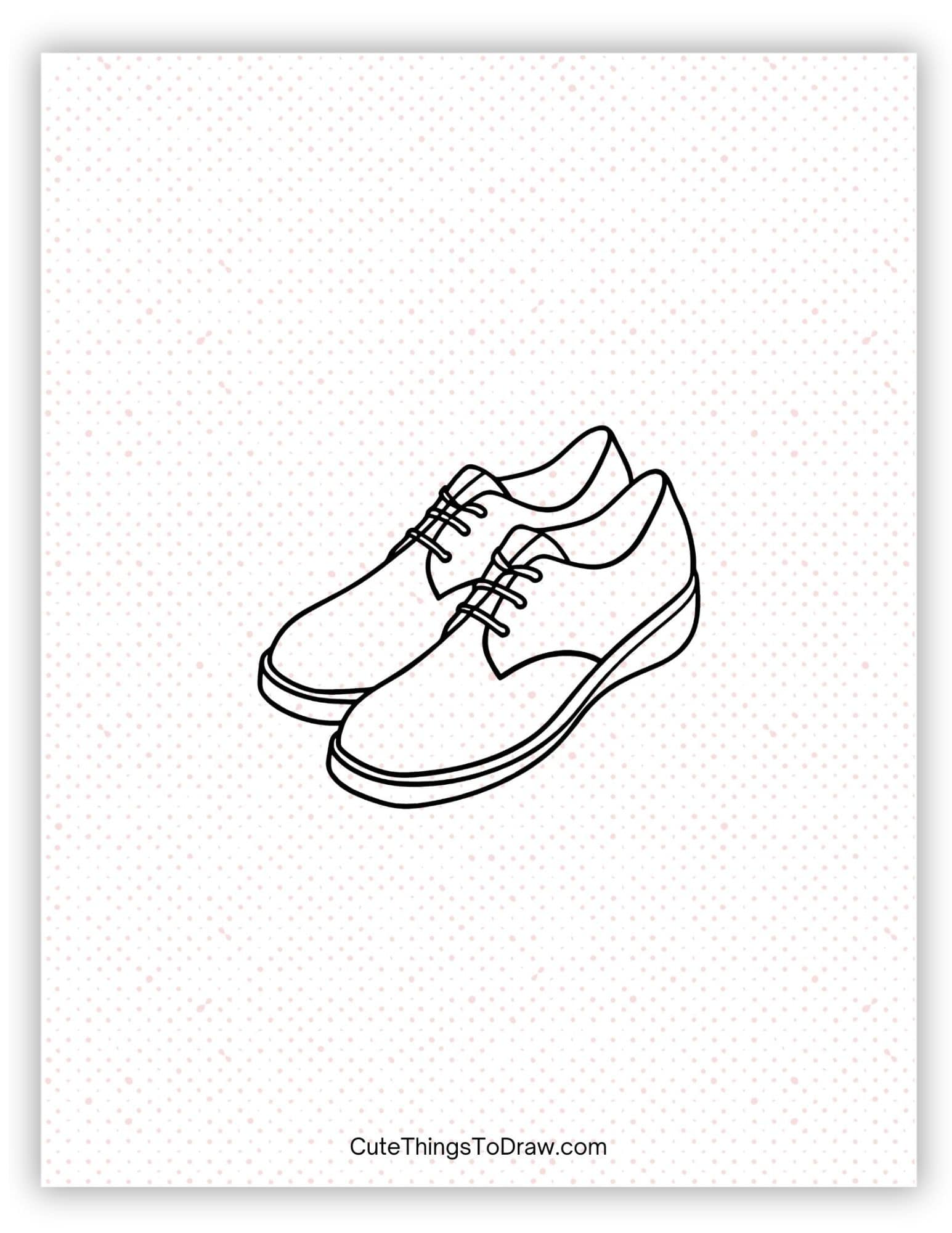 37 Cute Shoe Drawing Ideas - Cute Things to Draw