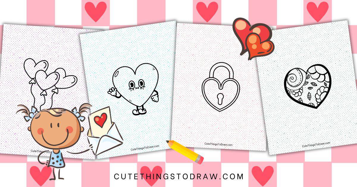 heart drawing featured image