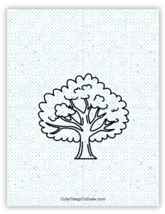 39 Cute Tree Drawing Ideas - Cute Things to Draw