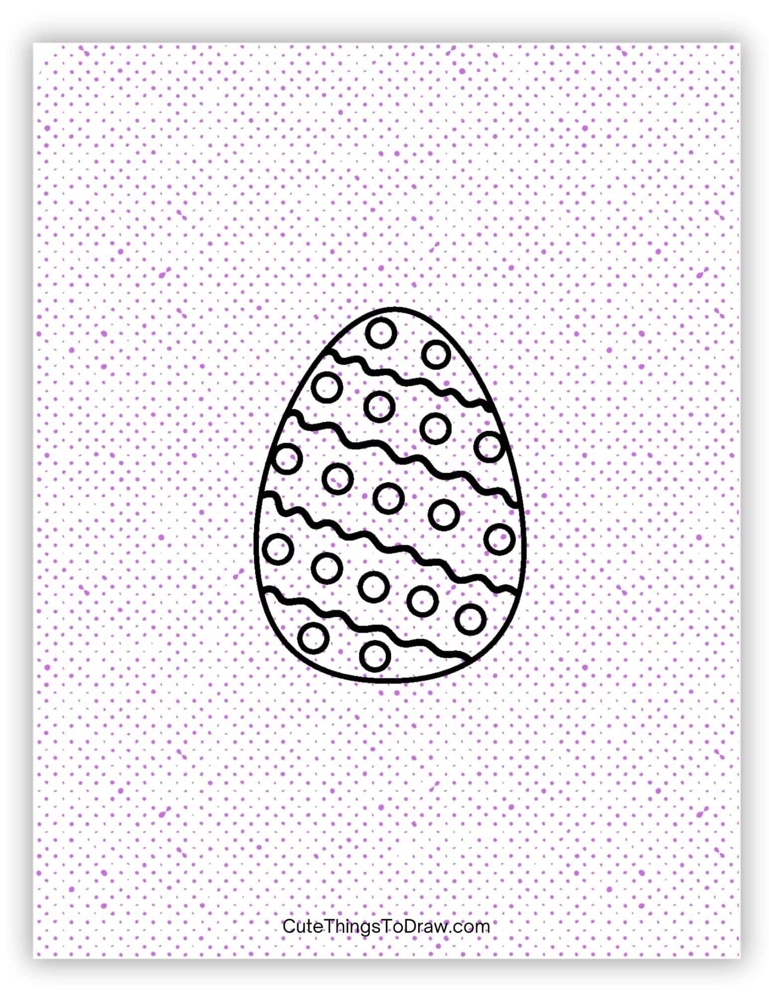 27 Cute Easter Egg Drawing Ideas - Cute Things to Draw