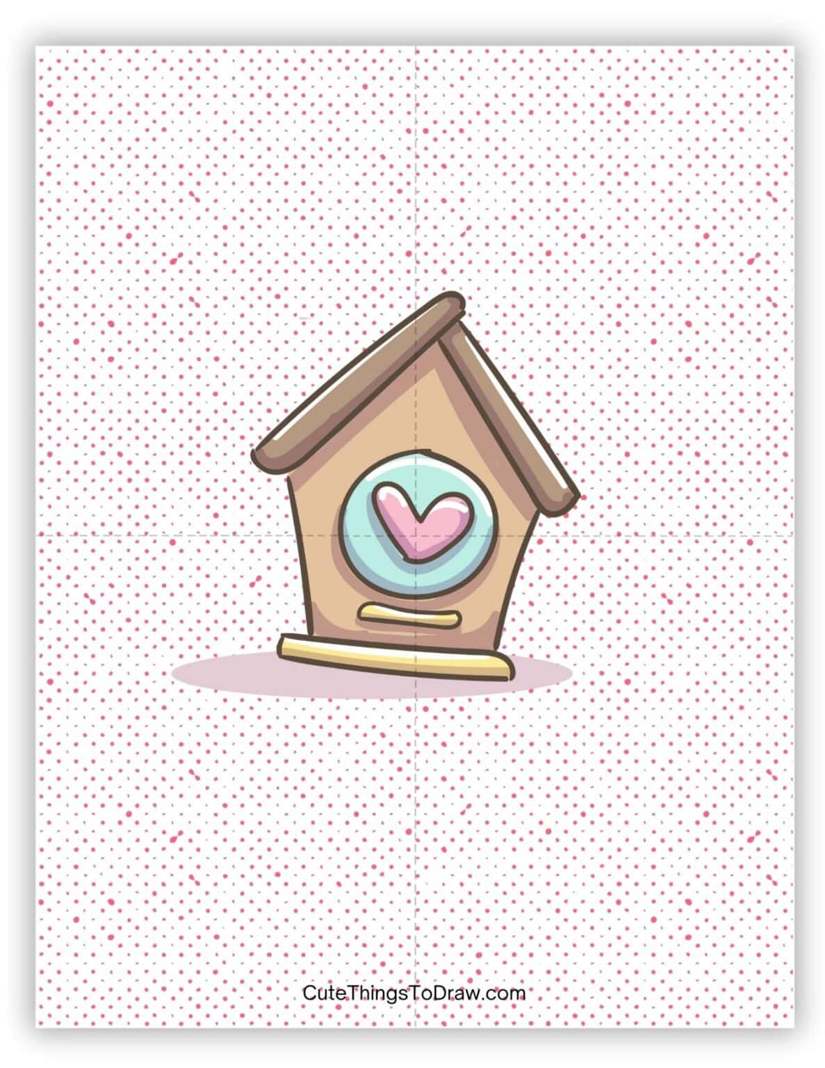 Cute Birdhouse Drawing Ideas Cute Things to Draw