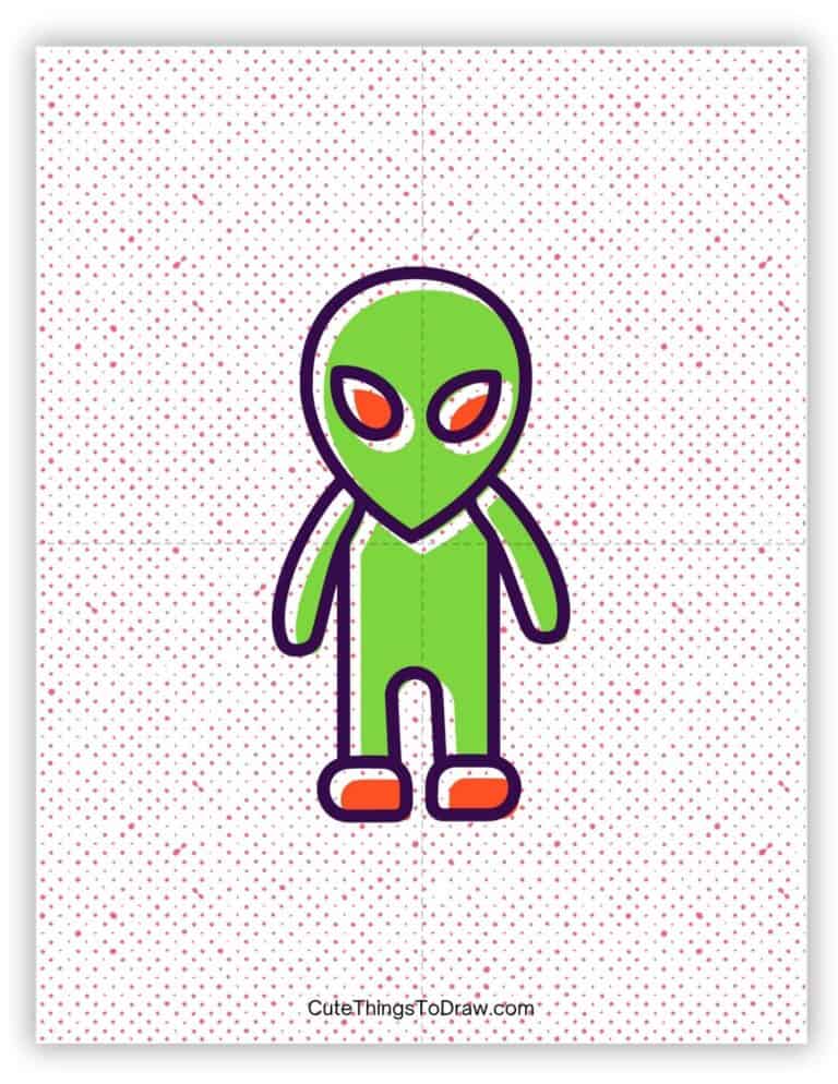 34 Cute Alien Drawing Ideas - Cute Things to Draw