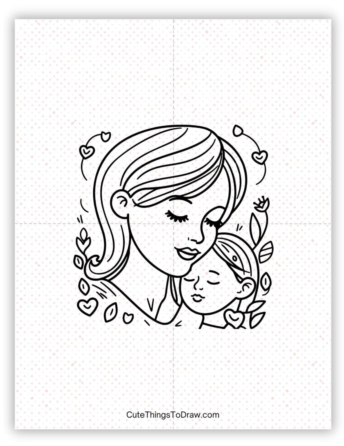 33 Cute Mother's Day Drawing Ideas - Cute Things to Draw