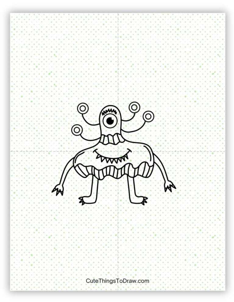34 Cute Alien Drawing Ideas - Cute Things to Draw