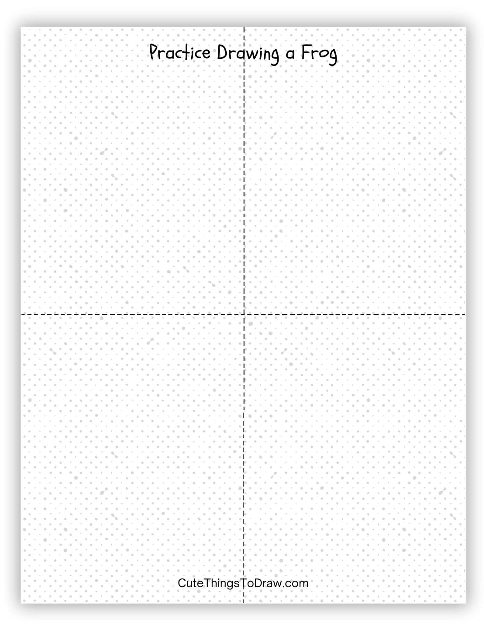 How to Draw a Frog (Step-by-Step Tutorial) - Cute Things to Draw