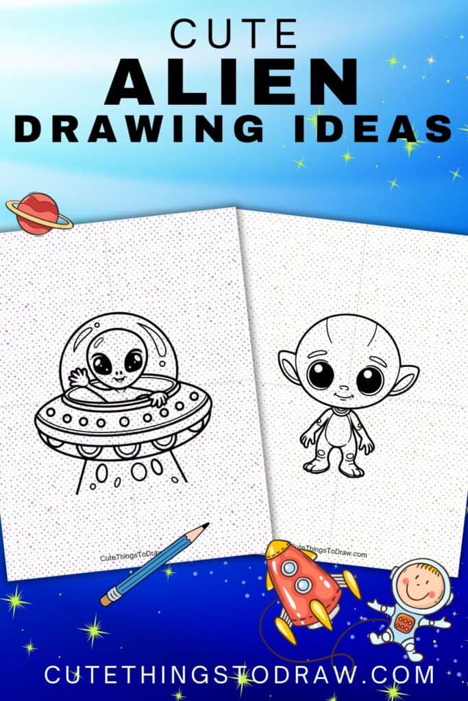 alien drawing pinterest image