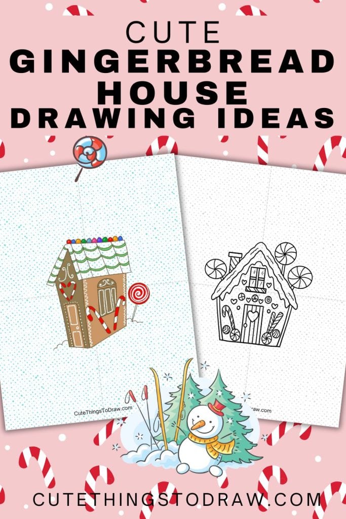 gingerbread house pinterest image